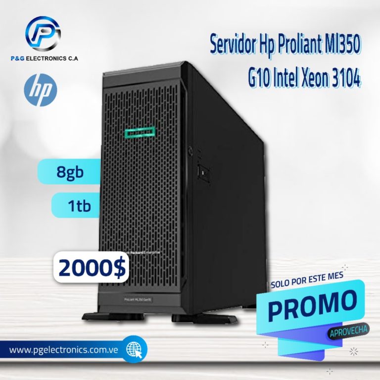 Server HP Proliant ML35 G10 Xeon 3104 8gb 1tb