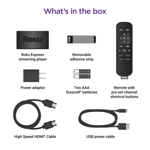 Roku Express, dispositivo de streaming de contenido HD