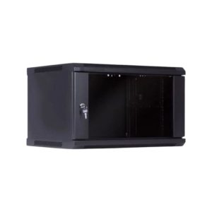 RACK DE PARED CERRADO FIJO 9U CON PUERTA DE VIDRIO ELISANTECH (KY6409S)