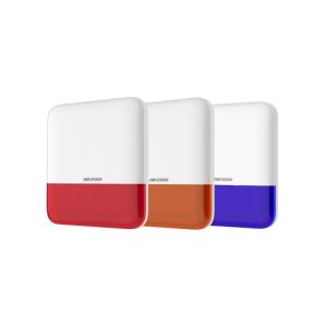 HIKVISION Sirena Inalámbrica Estrobo Rojo Para Exterior 110 Db Axpro (Ds-ps1-e-wb/red)