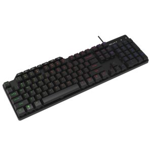 TECLADO USB GAMING K9800U BLACK + LED GAMER DELUX