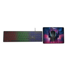 XTECH COMBO TECLADO MOUSE Y MOUSEPAD GAMING ALAMBRICO (XTK-535S)