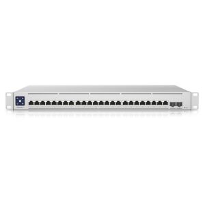 UBIQUITI UNIFI SWITCH EMPRESARIAL CAPA 3 DE 24 PUERTOS 10GBE + 2 PUERTOS 25G SFP28 100W