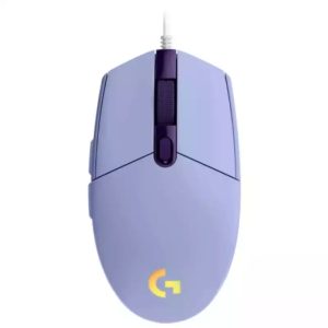 LOGITECH MOUSE ALAMBRICO G203 GAMING 6 BOTONES / LIGHTSYNC LILA(910-005851)