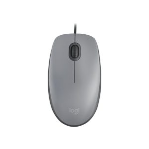 LOGITECH MOUSE ALAMBRICO M110S SILENT OPTICO 3 BOTONES GRIS (910-006757)