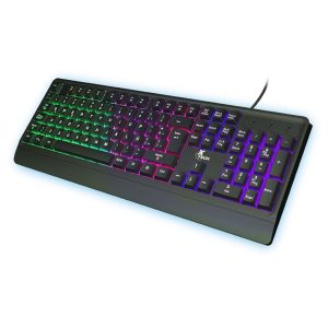XTECH TECLADO GAMING LUZ LED XTK-505S ALAMBRICO USB