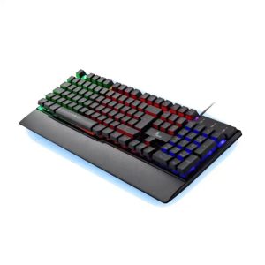 XTECH TECLADOS ARMIGER MULTIMEDIA GAMING CON CABLE Y RETROILUMINACION LED (XTK-510S)