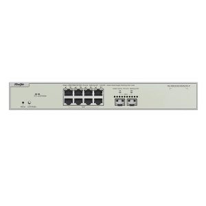 RUIJIE REYEE SWITCH MULTI-GIGABIT POE+ CAPA 2 CON 8 PUERTOS 2.5G POE+ HASTA 240W Y 2 UPLINK SFP+ RG-NBS3300-8MG2XS-P