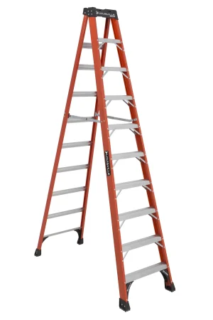 ESCALERA TIJERA FIBRA DE VIDRIO 375LB TIPO IAA LOUISVILLE FS1410HD