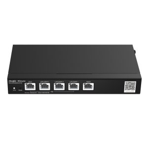 RUIJIE REYEE ROUTER DE OFICINA POE 5 PUERTOS DE ALTO RENDIMIENTO 1.5 GBPS HASTA 300 CLIENTES 4 POE 64 TÚNELES VPN RG-EG305GH-P-E