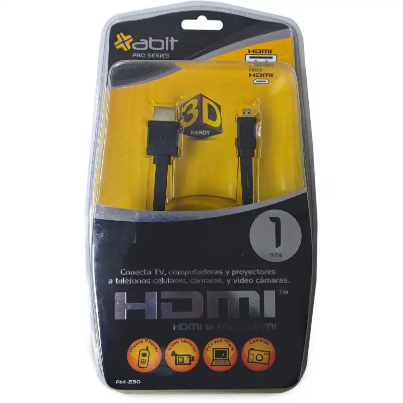 ABIT CABLE HDMI A MICRO HDMI 2MT
