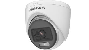 HIKVISION CAMARA DOMO METALICA TURBO HD 2MP 1080P INTEMPERIE IP67, IMAGEN A COLOR 24/7, MICROFONO DS-2CE72DF0T-FS