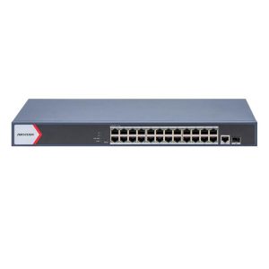 HIKVISION – SWITCH GIGABIT ADMINISTRABLE POE 24 PUERTOS A 10/100/1000 MBPS + 1 PUERTO GIGABIT + 1 PUERTO SFP DS-3E1526P-EI/M