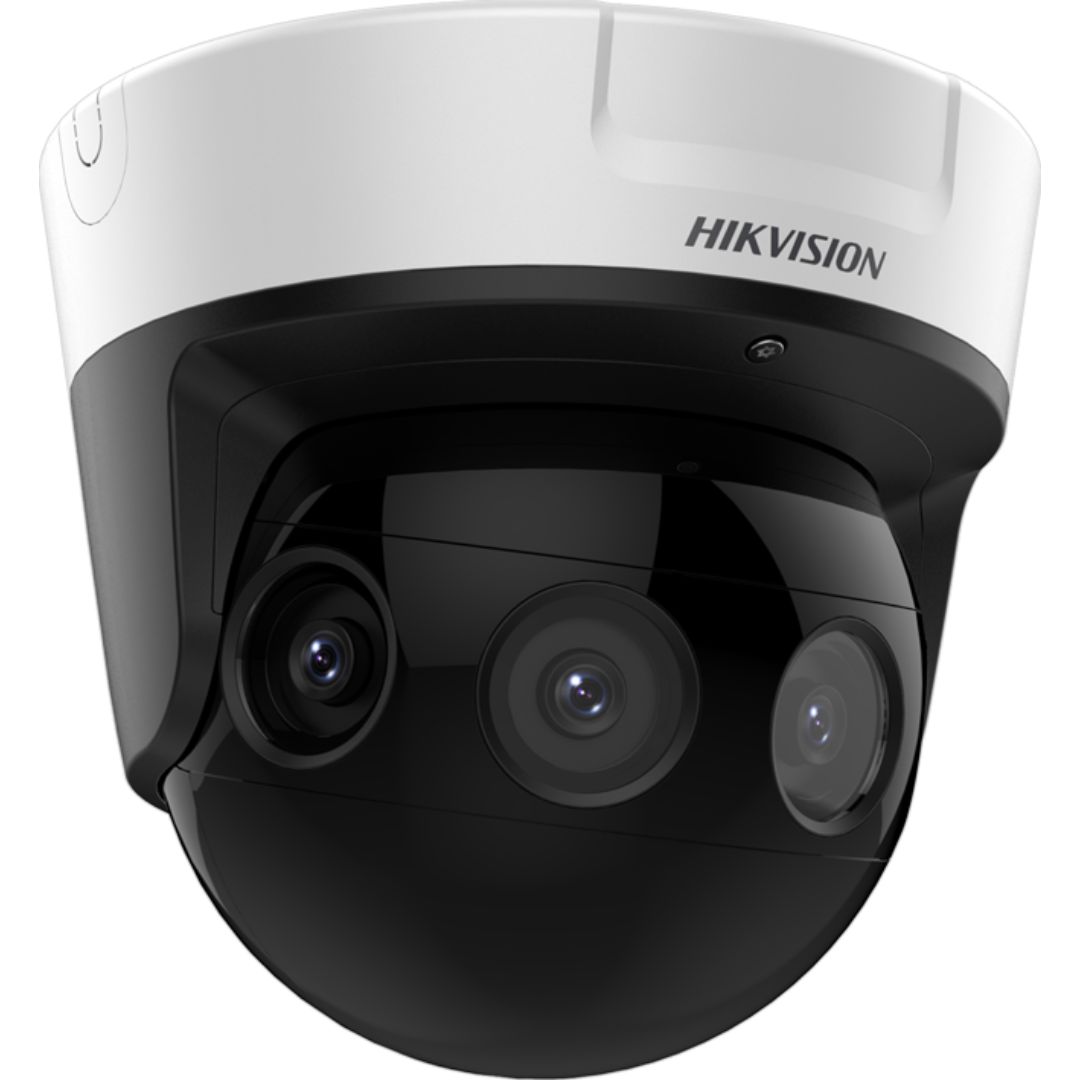 HIKVISION CAMARA PANORÁMICA 180°. 16MP (4 LENTES 4MP). EXTERIOR IP67. IK10. 12 VCC. POE+. RESOLUCIÓN MÁXIMA DE 8160 X 3616 PÍXELES DS-2CD6944G0-HIS(D)