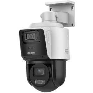 HIKVISION CÁMARA IP PTZ TANDEMVU 4MP + 4MP 4X PoE. PTZ IP 4MP CON CÁMARA PANORAMICA 4MP DS-2SE3C404MWG-E/14  (2.8mm)