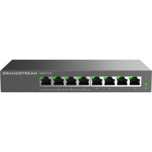 GRANDSTREAM SWITCH POE+ 8 PUERTOS GIGABIT NO ADMINISTRABLE HASTA 60W GWN7701P