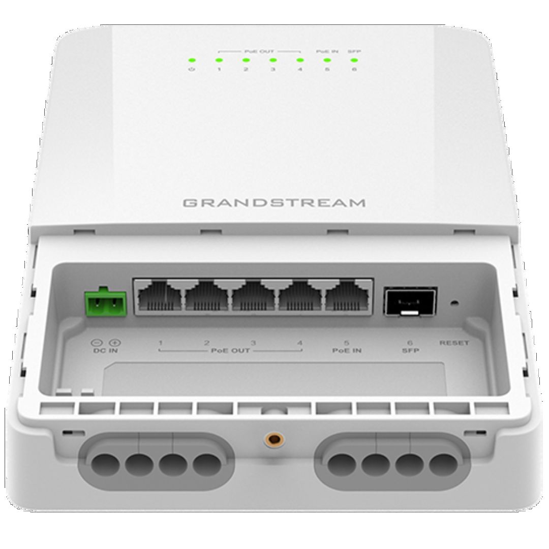 GRANDSTREAM SWITCH ADMINISTRADO L2 LITE PARA EXTERIORES DE 6 PUERTOS GWN7710R