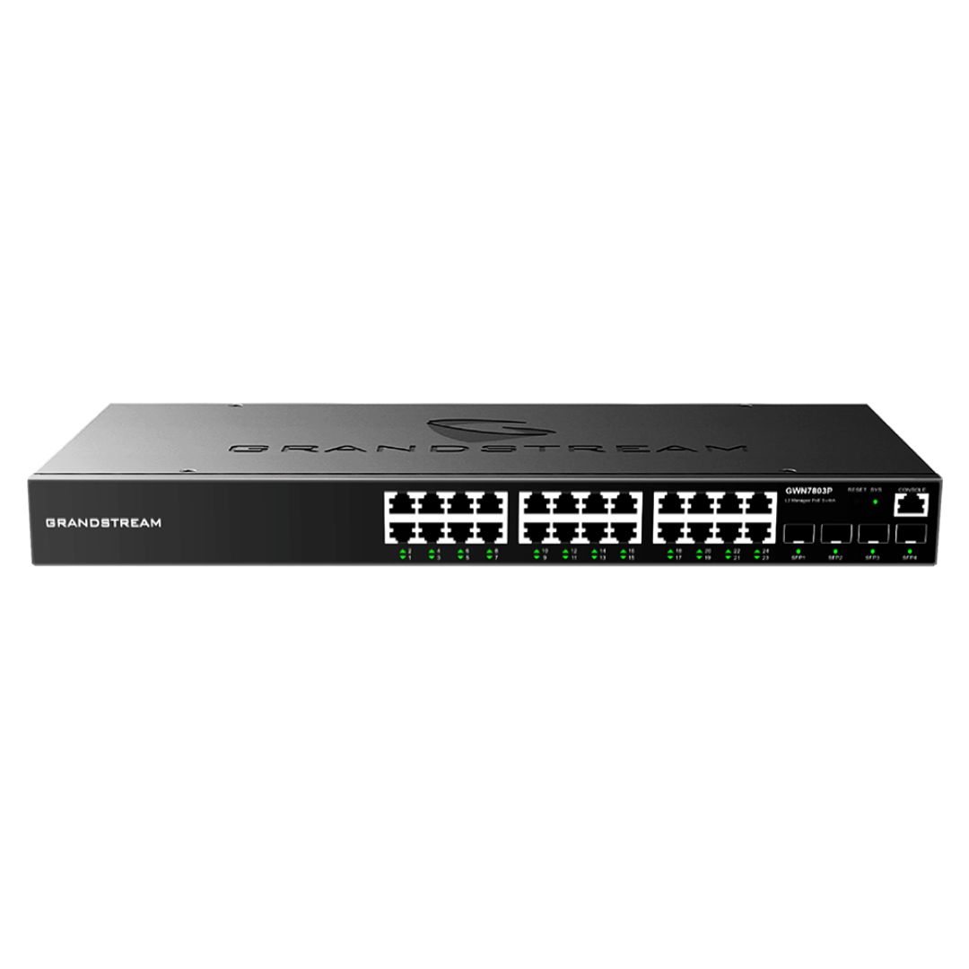 GRANDSTREAM SWITCH GIGABIT ADMINISTRABLE 24 PUERTOS 10/100/1000 MBPS