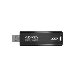 ADATA DISCO DURO DE ESTADO SOLIDO EXTERNO SC610 1TB USB 3.2 GEN2 550/500 MB/s NEGRO (SC610-1000G-CBK/RD)