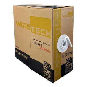 BOBINA DE CABLE UTP INDOOR CAT5E 100MTS WIRETECH