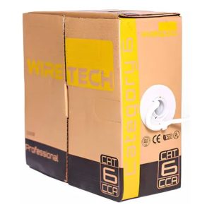 BOBINA DE CABLE UTP INDOOR CAT6 100MTS WIRETECH