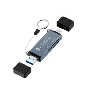 XTECH LECTOR DE TARJETAS 2 EN 1 USB-C / USB 3.0 OTG PARA TF/SD Y MICRO SD (XTC-580)