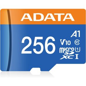ADATA MEMORIA MICRO SDXC UHS-I CLASS10 256GB 100/25 MB/s (AUSDX256GUICL10A1-RA1)