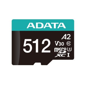 ADATA MEMORIA MICRO SDXC UHS-I U3 V30 512GB 100/85 MB/s (AUSDX512GUI3V30SA2-RA1)