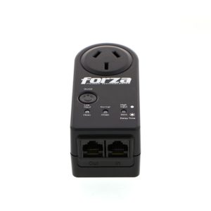 FORZA PROTECTOR DE VOLTAJE 220V 1800W 900J NEMA 5-15P 1 x NEMA UNIVERSAL 5-15R  LUZ LED DE ESTADO