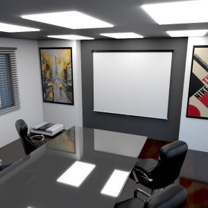 KLIPXTREME PANTALLA DE PROYECCION MANUAL 86″ PULGADAS 4:3 (KPS-302)