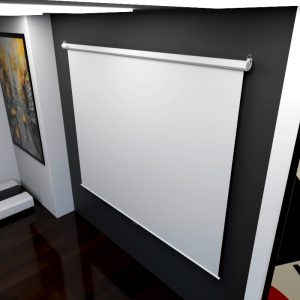 KLIPXTREME PANTALLA DE PROYECCION MANUAL 100″ PULGADAS 16 X 9  (KPS-313)