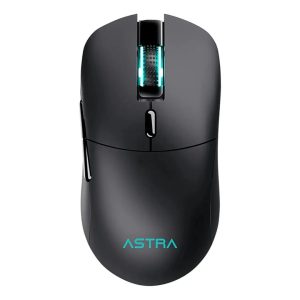ASTRA MOUSE GAMING RGB INALAMBRICO BLUETOOTH 6 BOTONES DPI 10000 NEGRO RECARGABLE