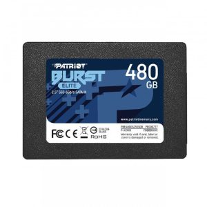 PATRIOT SSD 480GB BURST ELITE/ 2.5″/ SATA 3/ 540MB/s R-500MB/s PBE480GS25SSSDR
