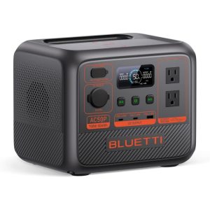 BLUETTI AC50P ESTACIÓN DE CARGA PORTÁTIL, BATERÍA DE RESERVA LIFEPO4 DE 504 WH, 2 SALIDAS DE CA DE 700 W (ELEVACIÓN DE POTENCIA 1200 W), SALIDA USB-C PD DE 65 W