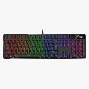 TECLADO GENIUS GAMING SCORPION K12 MECÁNICO/ RAINBOW/ ESPAÑOL/ USB/ NEGRO