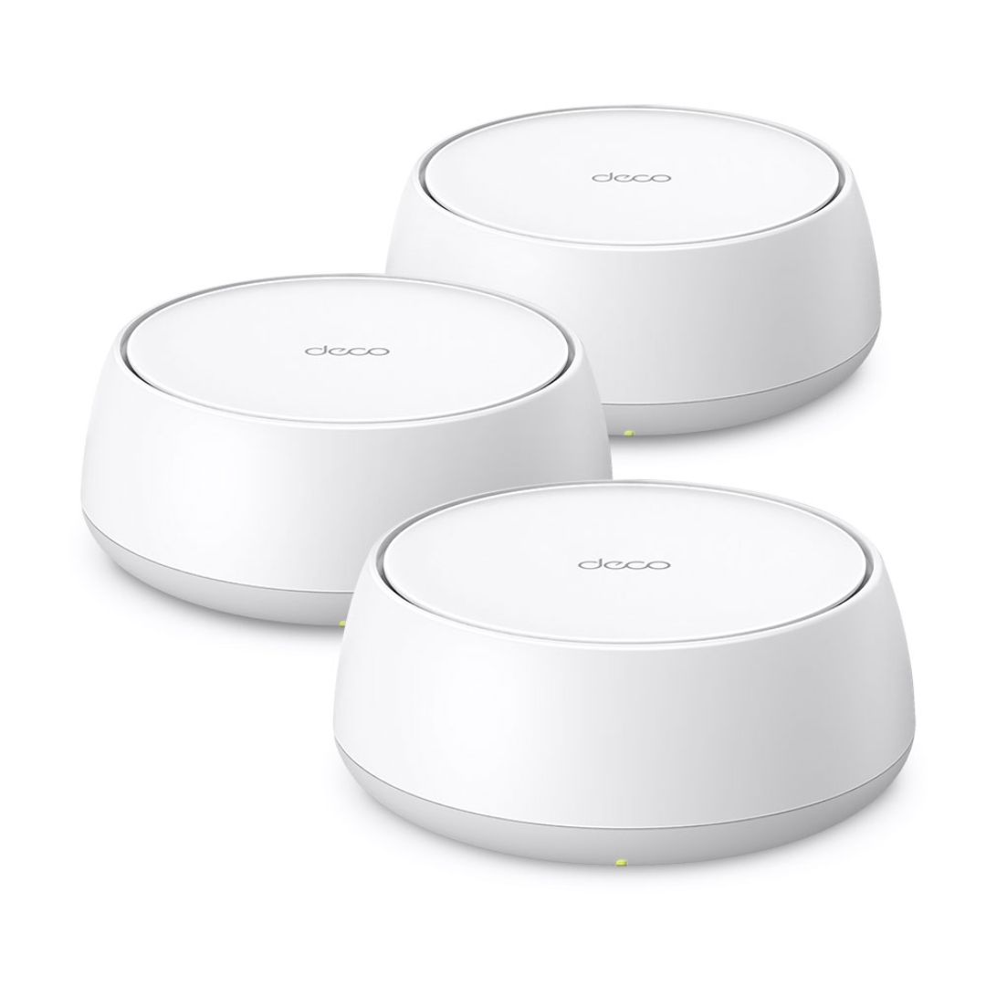 TP-LINK DECO BE22 (3-PACK) SISTEMA WI-FI 7 MESH BE3600 (HASTA 3,6 GBPS) – 2× PUERTOS GIGABIT
