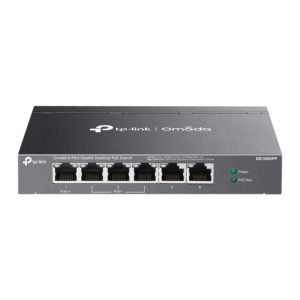 TP-LINK SWITCH DE ESCRITORIO NO GESTIONADO GIGABIT DE 6 PUERTOS OMADA CON 3 PUERTOS POE+ Y 1 PUERTO POE++ DS106GPP
