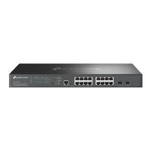 TP-LINK SWITCH OMADA L2+ DE 16 PUERTOS A 2.5G Y 2 SFP+ A 10G, CON 8 POE+ SG3218XP-M2