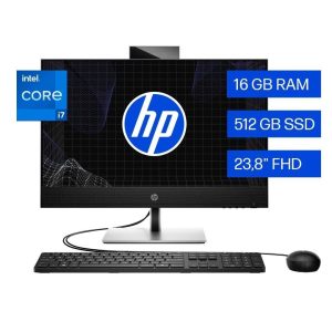 TODO-EN-UNO HP PROONE 440 G9, 23.8″, WINDOWS 11 PRO, INTEL® CORE™ I7, 16GB RAM, 512GB SSD, FHD
